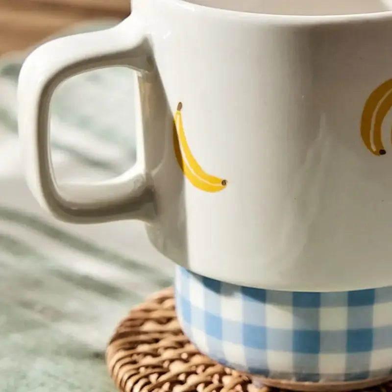 Korean Picnic Day - Stacking Mug - Modern House - Kitchenware - Harumio