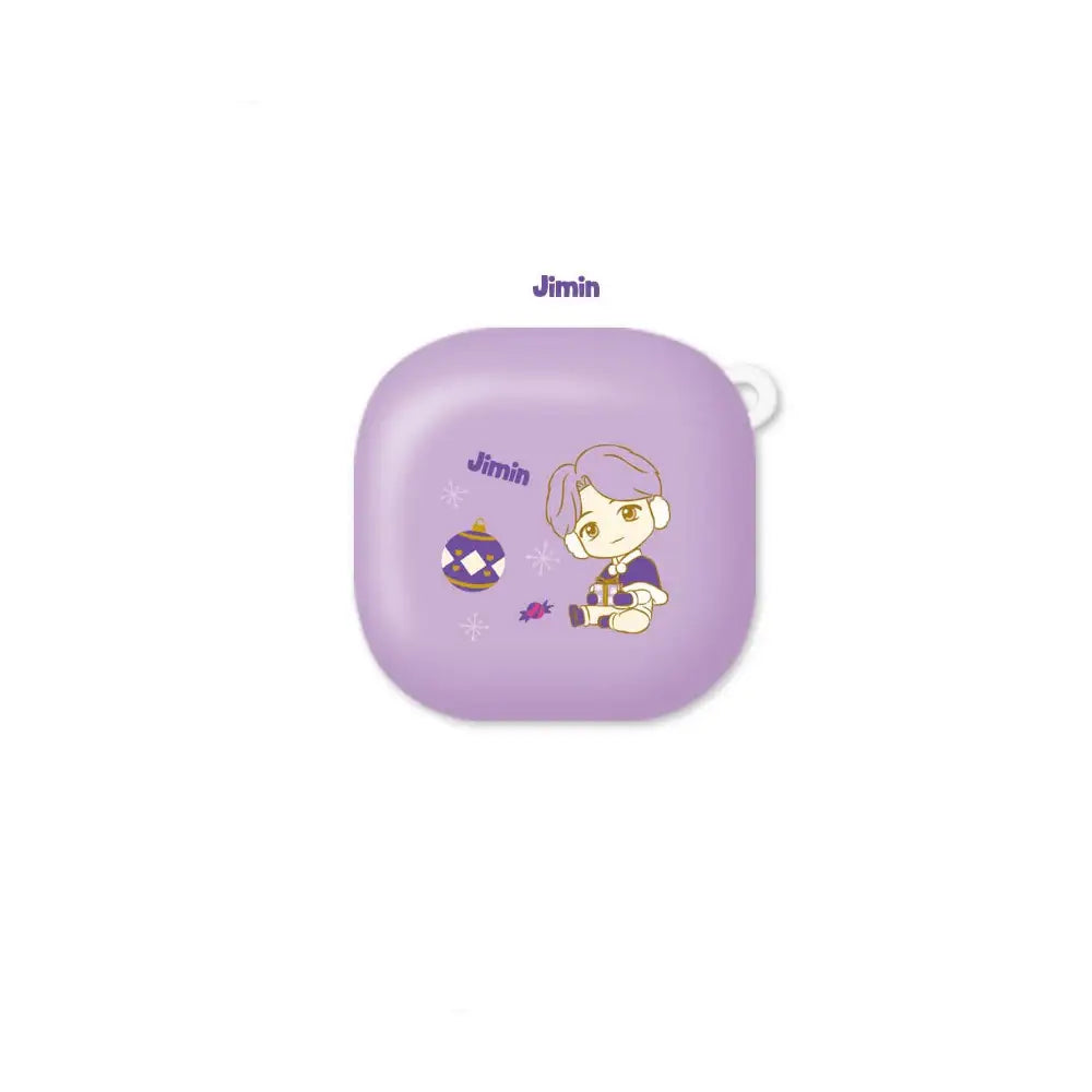 BTS - TinyTAN Purple Holidays Galaxy Buds Live Case - BTS - Accessories - Harumio