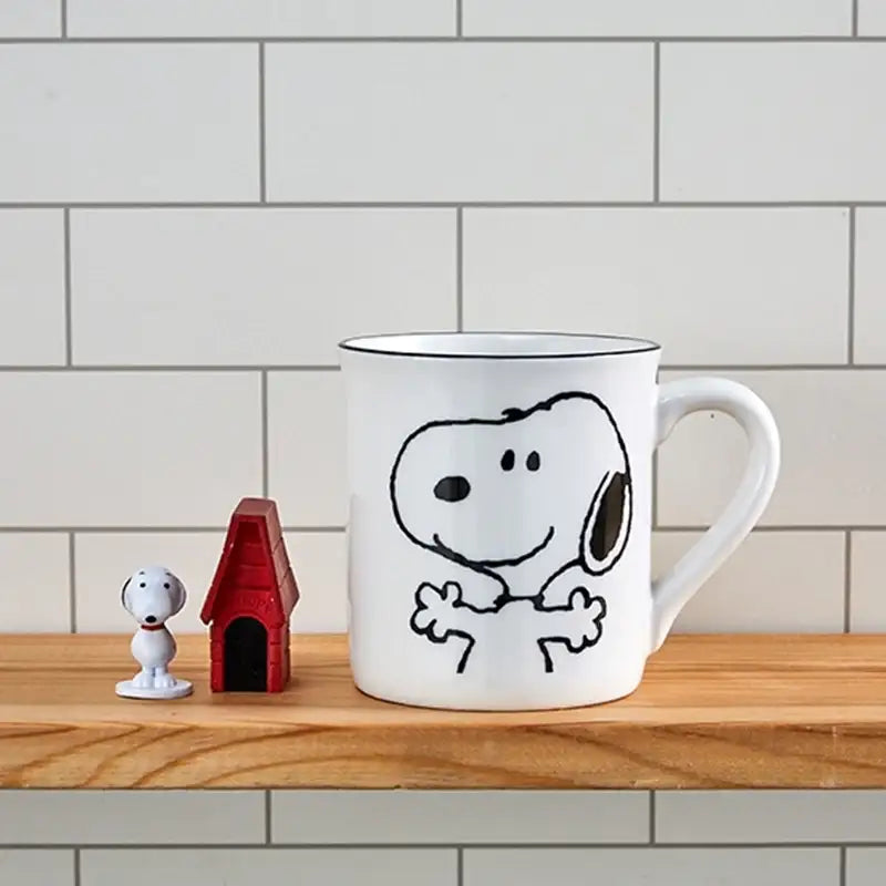 Corelle x Peanuts - Snoopy and Charlie - Mug 2P Set - Modern House - Tableware - Harumio