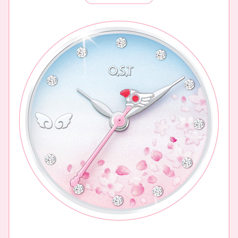 OST x Cardcaptor Sakura - Crow Card Cherry Blossom Mesh Watch