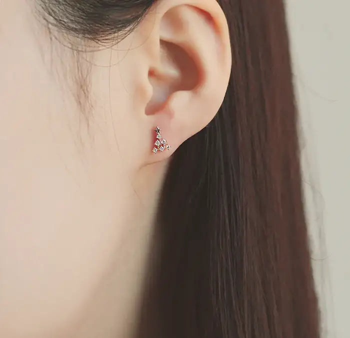 OST - Winter Red Heart Earrings Set - OST - Jewelry - Harumio