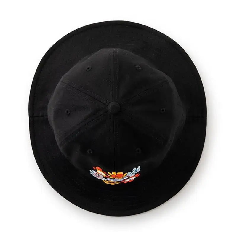 BT21 - Flower Collection - Bucket Hat - Black - BT21 - Hats - Harumio