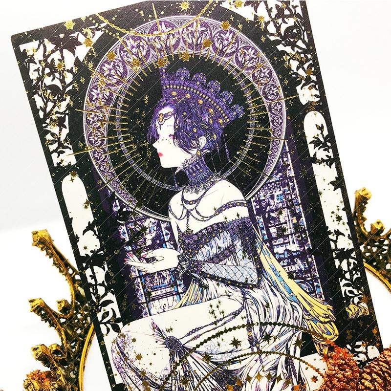 Libet - Gem Gold Foil Postcard Set - Libet - Stationary - Harumio