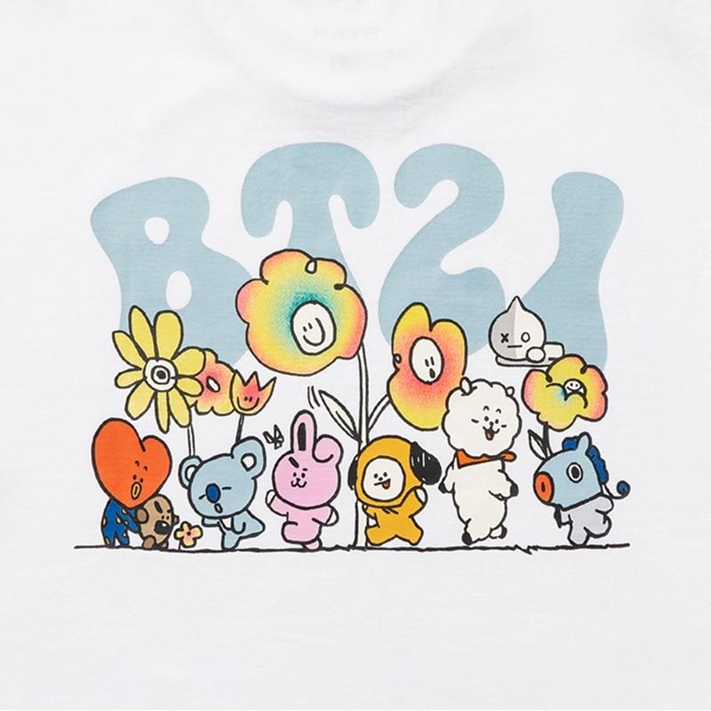 BT21 - Flower Collection - Flower Logo Short Sleeve T-Shirt