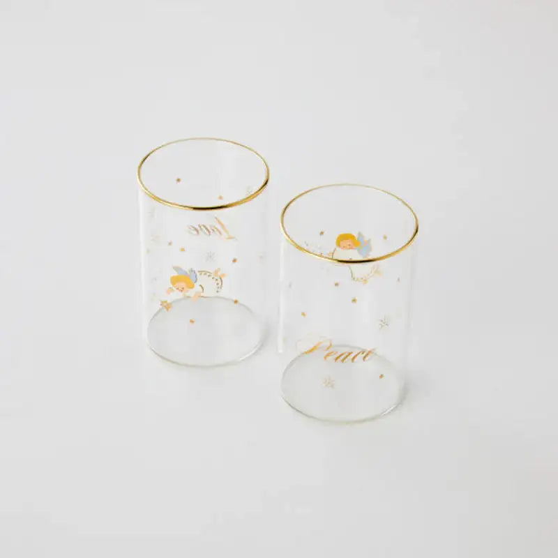Korean Winter Delight - Slim Glass Cup Set - Modern House - Home & Living - Harumio