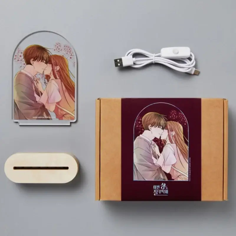 See You In My 19th Life - Acrylic Romance Mood Light - WEBTOON FRIENDS - Acrylic Mood Light - Harumio