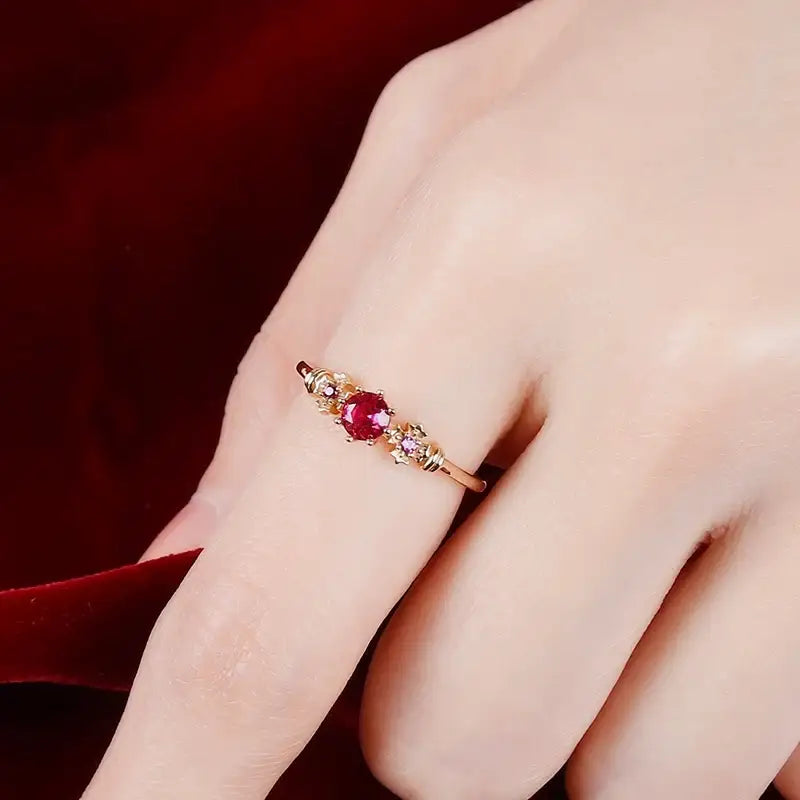 Saint Tail x Clue - Illusion Stick Silver Ring - CLUE - Jewelry - Harumio