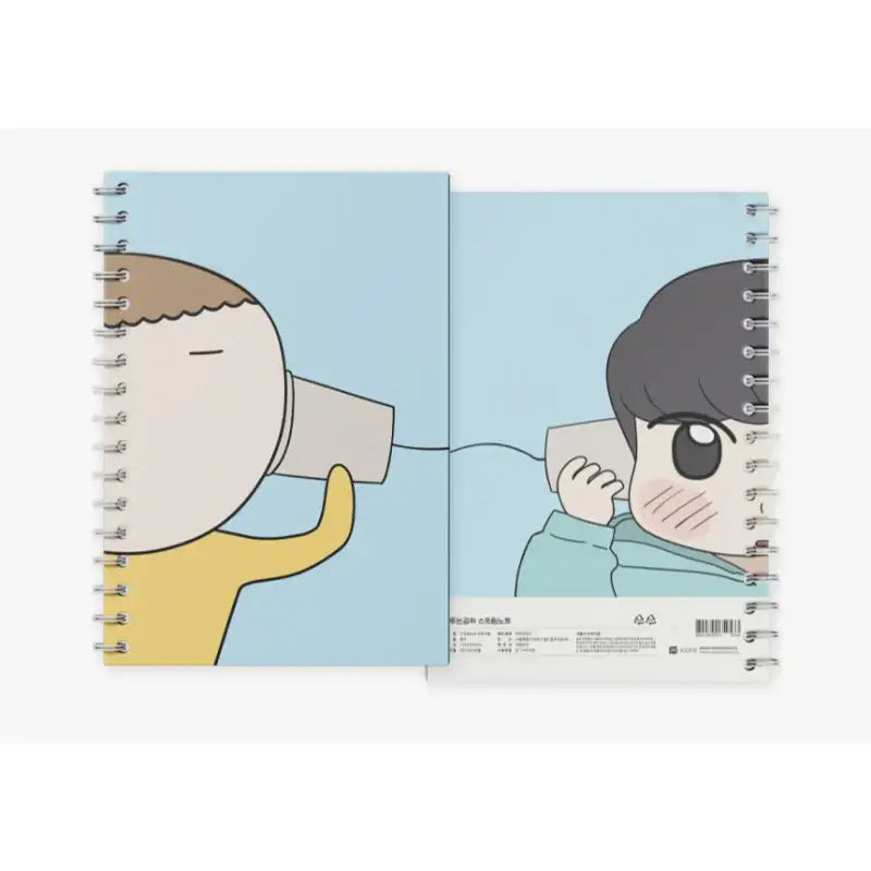 Maru Is a Puppy - Spring Notebook - Webtoon Friends - Notebook - Harumio