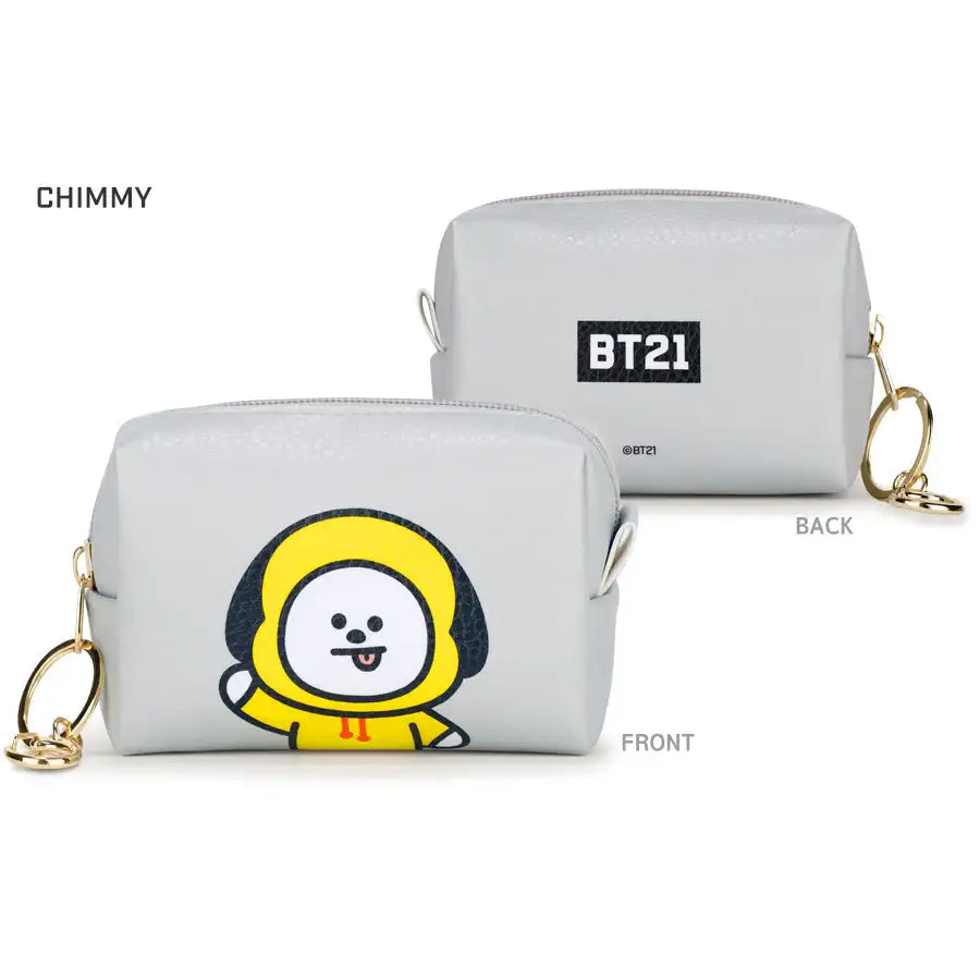 BT21 x Monopoly - PU Square Pouch - Small - Monopoly - Accessories - Harumio