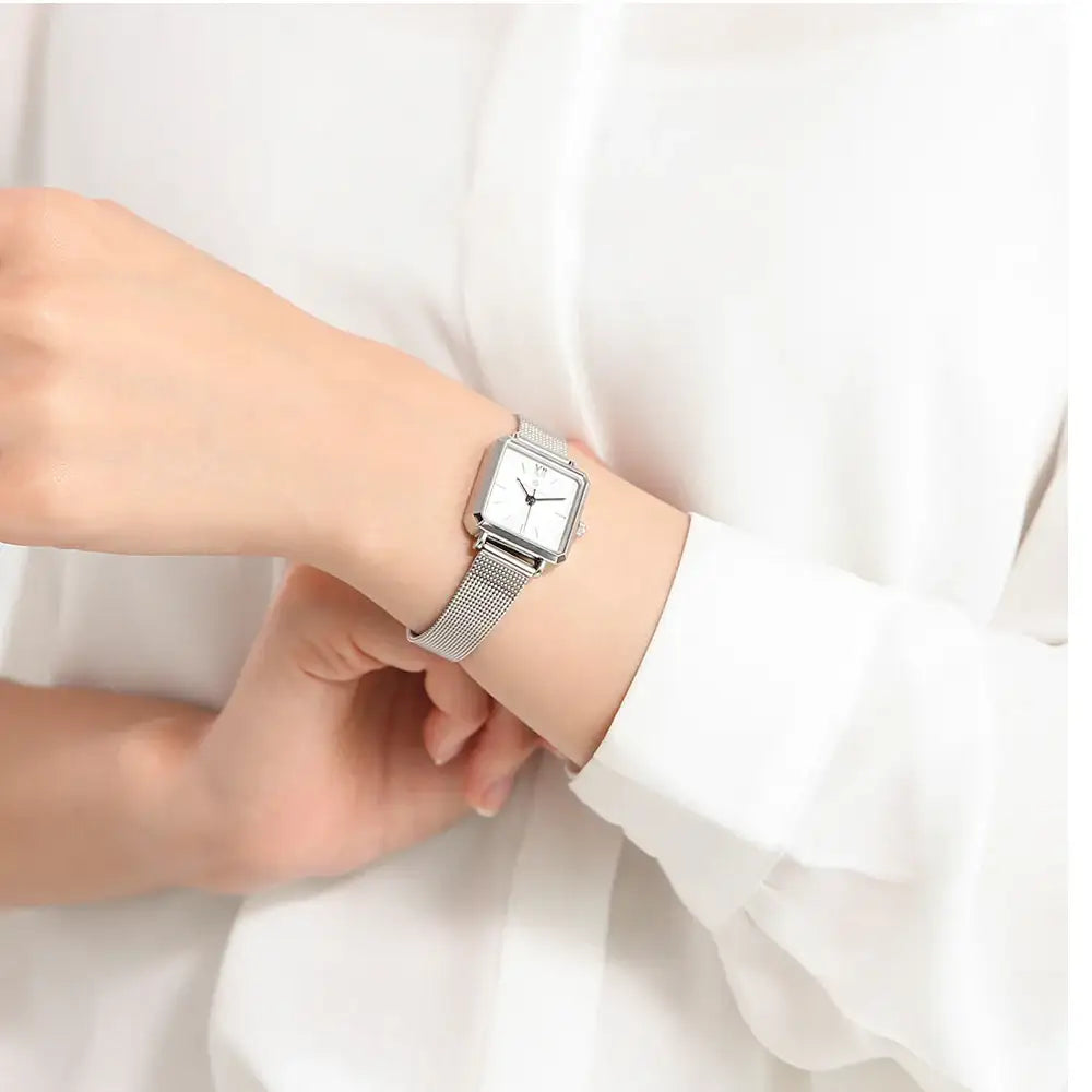 OST - Dream & Lucky Cheer Square Women's Mesh Watch - OST - Watch - Harumio