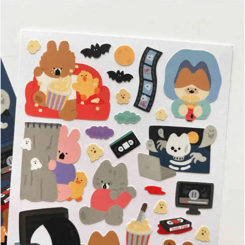 Jelly Crew - Egugu - Horror Movie Seal Sticker - Jelly Crew - Stickers - Harumio