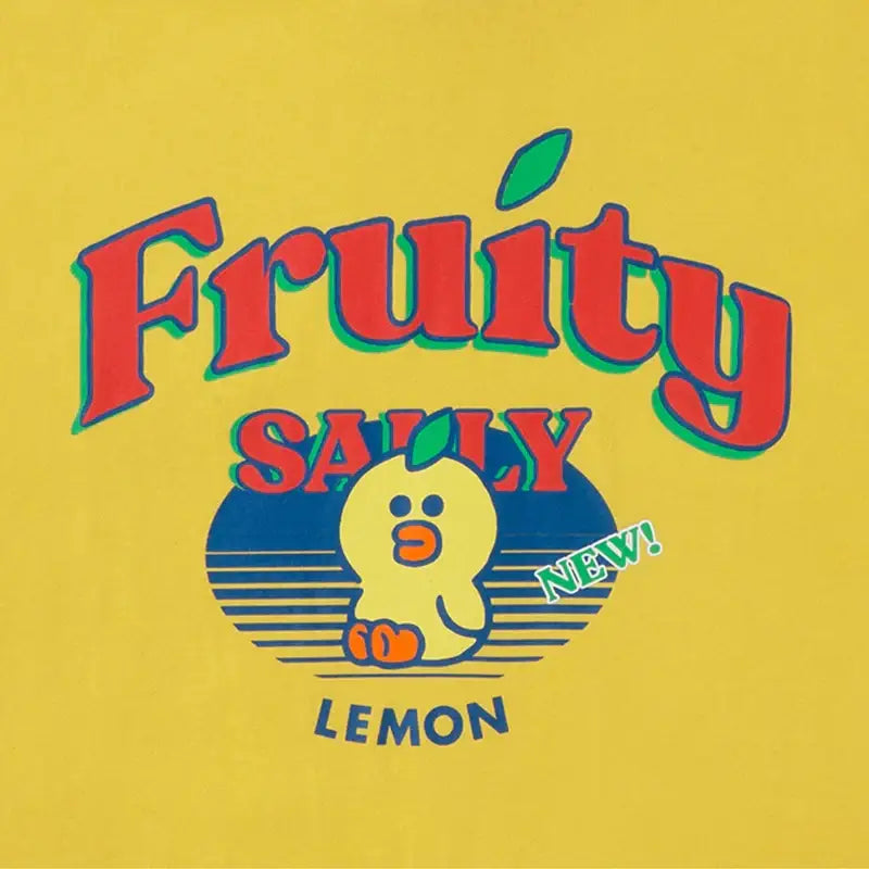 Line Friends - Fruity New Short Sleeve T-shirt - Line Friends - Clothes - Harumio