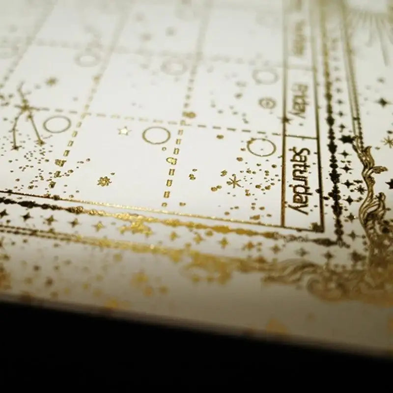 Libet - Gold Leaf Month Calendar - Libet - Stationary - Harumio