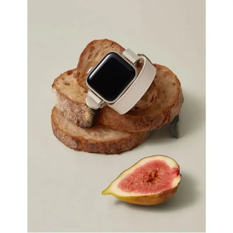 Fennec - Leather Apple Watch Double Strap 21FW - FENNEC - Accesories - Harumio