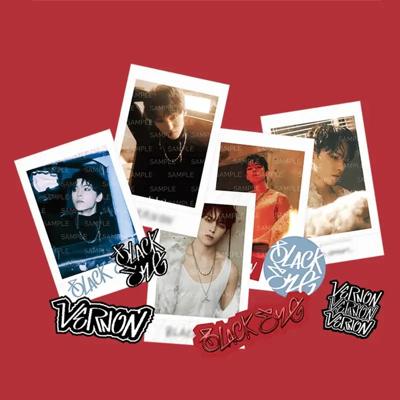 Seventeen - Black Eye - Sticker Set - SEVENTEEN - Stickers - Harumio