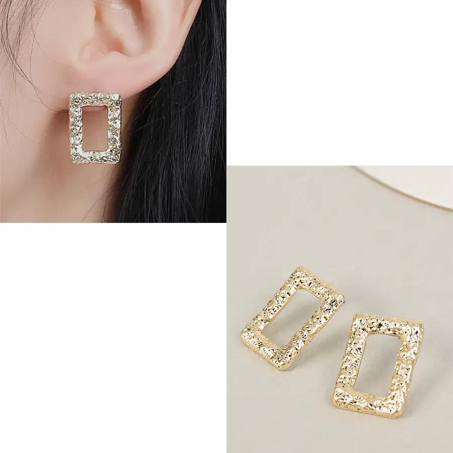 CLUE - Square Public Fashion Earring - CLUE - Jewelry - Harumio