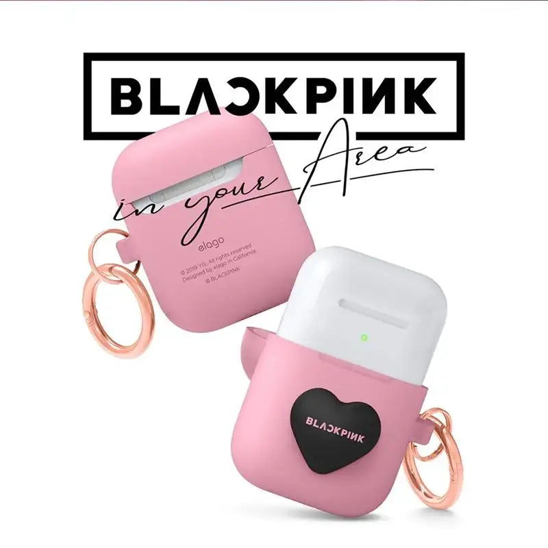 BlackPink - Elago Airpods Hang Case - BlackPink - Accessories - Harumio