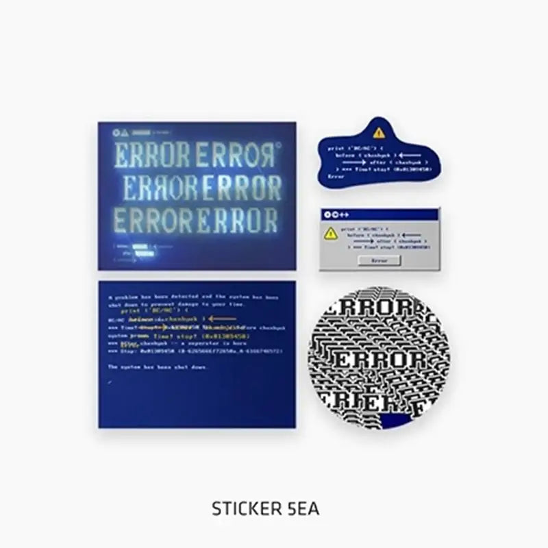 AKMU - ERROR - Lee Chanhyuk Bucket List Note + Sticker Set - AKMU - Notebook - Harumio