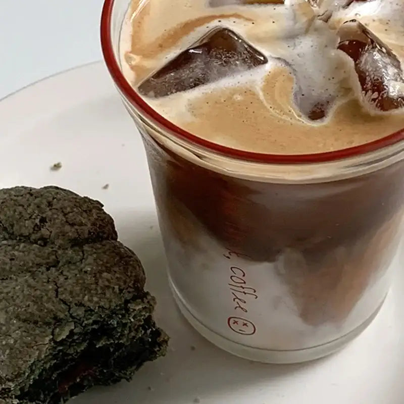 Like A Cafe - but first, coffee! Flat White Glass - Like A Cafe - Home & Living - Harumio