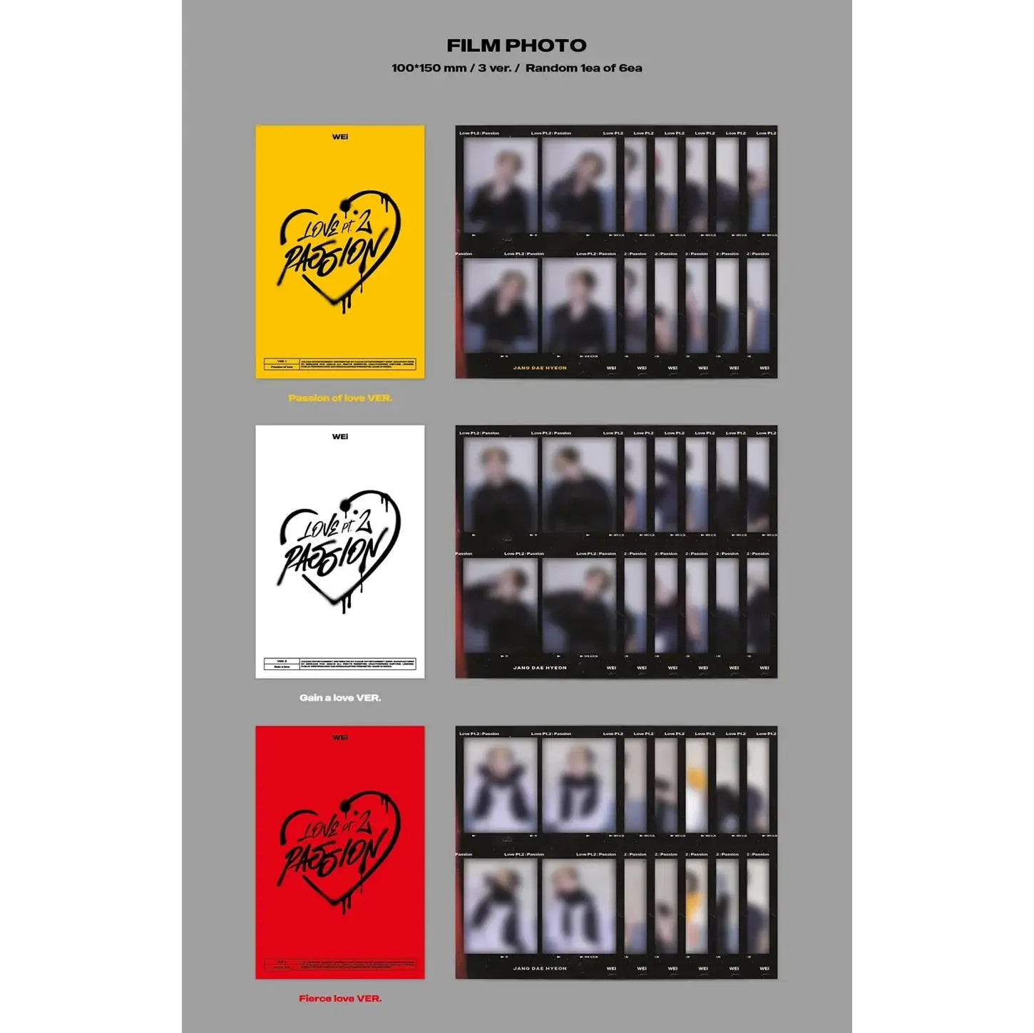 WEi - Love Pt. 2 Passion : 5th Mini Album - WEi - Album - Harumio