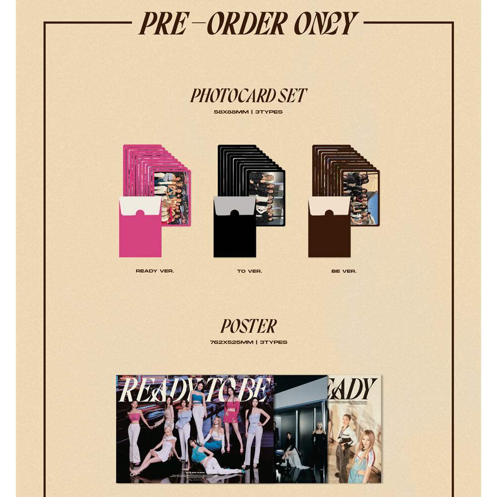 TWICE - READY TO BE : 12th Mini Album - TWICE - Album - Harumio