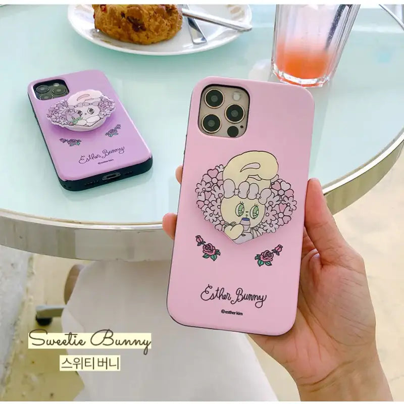 Esther Bunny - Smart Tok Guard Up Plus Phone Case - Flower Series - Esther Bunny - Phone Cases - Harumio