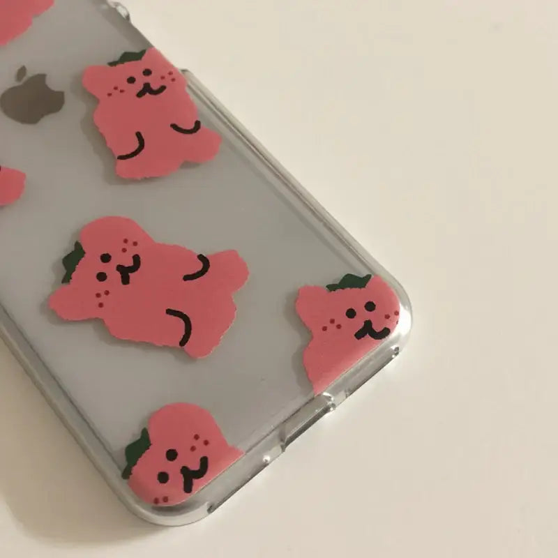 Dinotaeng - Strawberry BOBO iPhone Case - Dinotaeng - Phone Case - Harumio