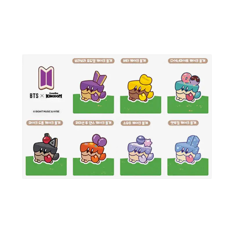 BTS x Cookie Run: Kingdom - Sticker Set - BTS - Stickers - Harumio