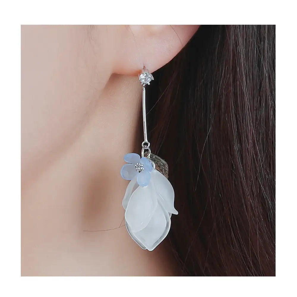 CLUE - Blooming in Jeju Silver Earring - CLUE - Jewelry - Harumio
