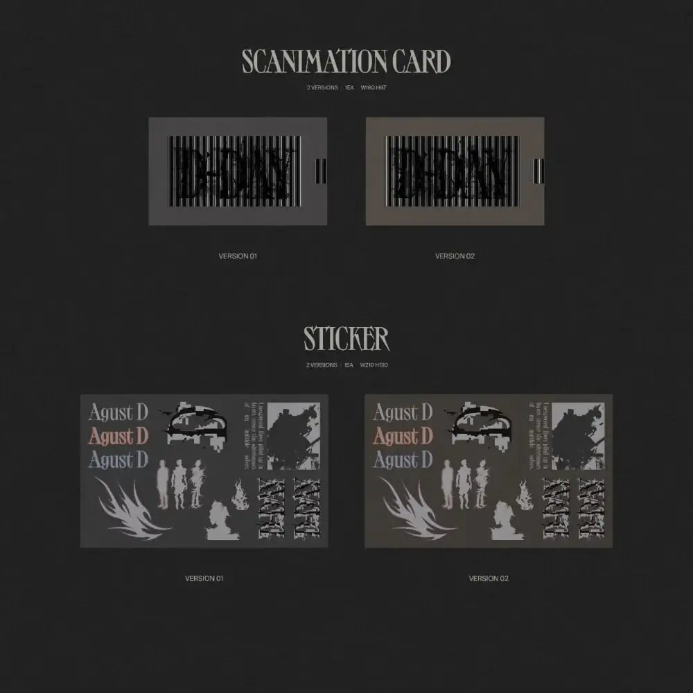 Agust D (SUGA) - D-DAY : 1st Album (Photobook Version) - YGPLUS - Album - Harumio