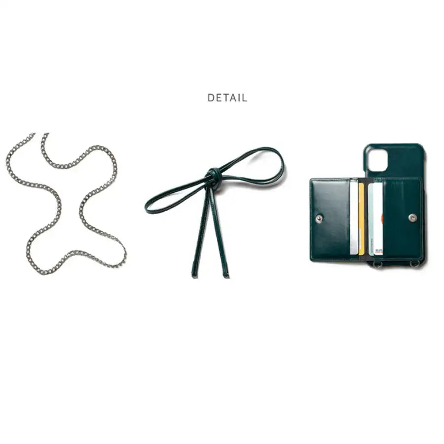 Fennec - Strap Pocket Leather Phone Case - FENNEC - Accesories - Harumio