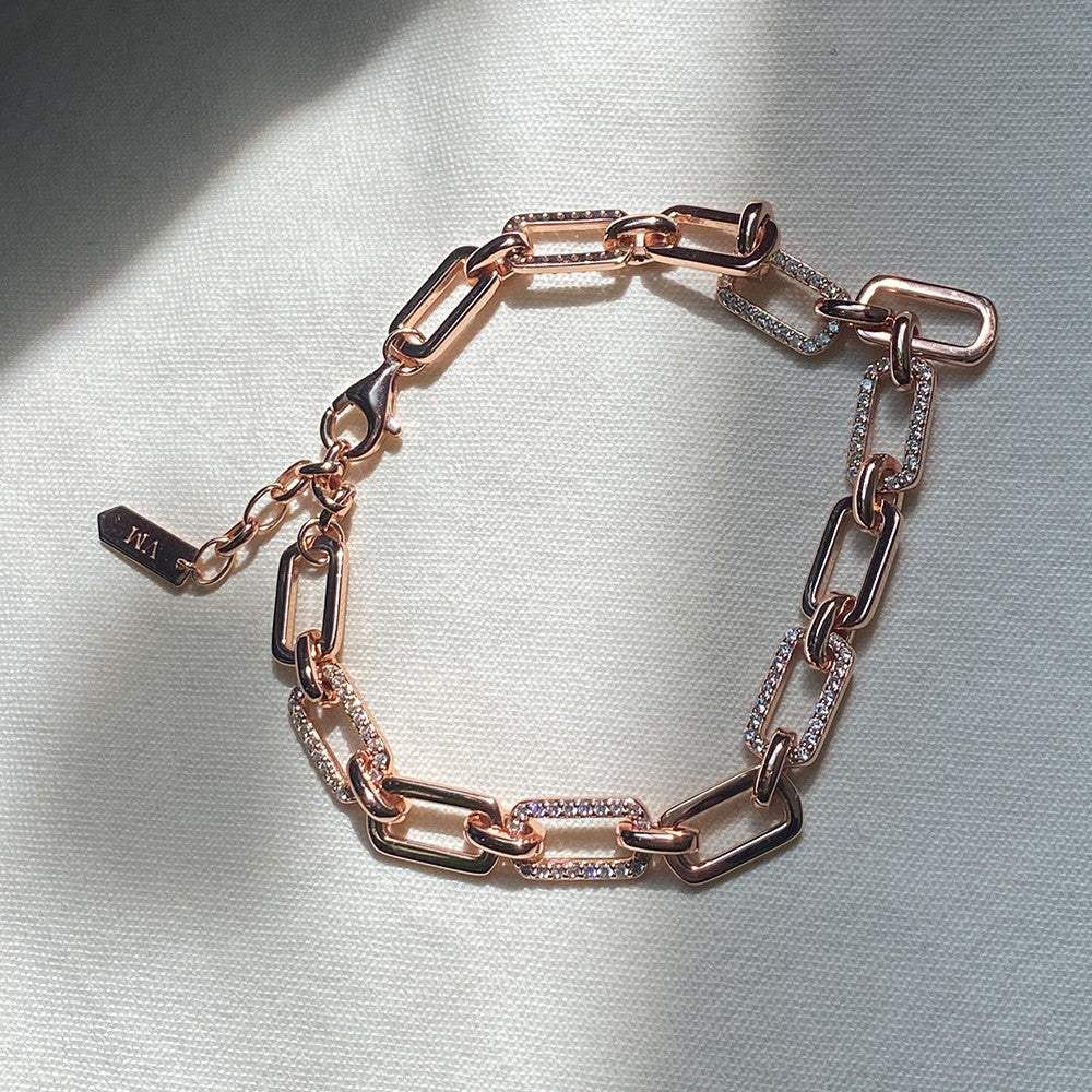OST - Link Chain Rose Gold Bracelet - OST - Jewelry - Harumio