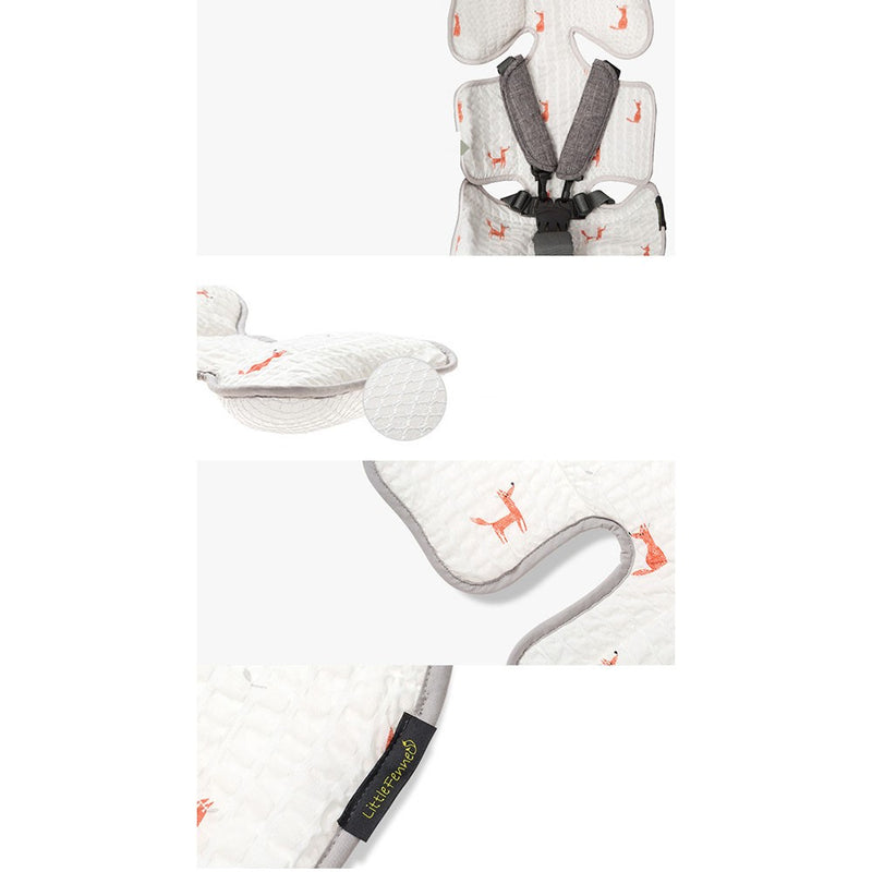 Little Fennec - Stroller Seat Pad & Asariple Blanket Set