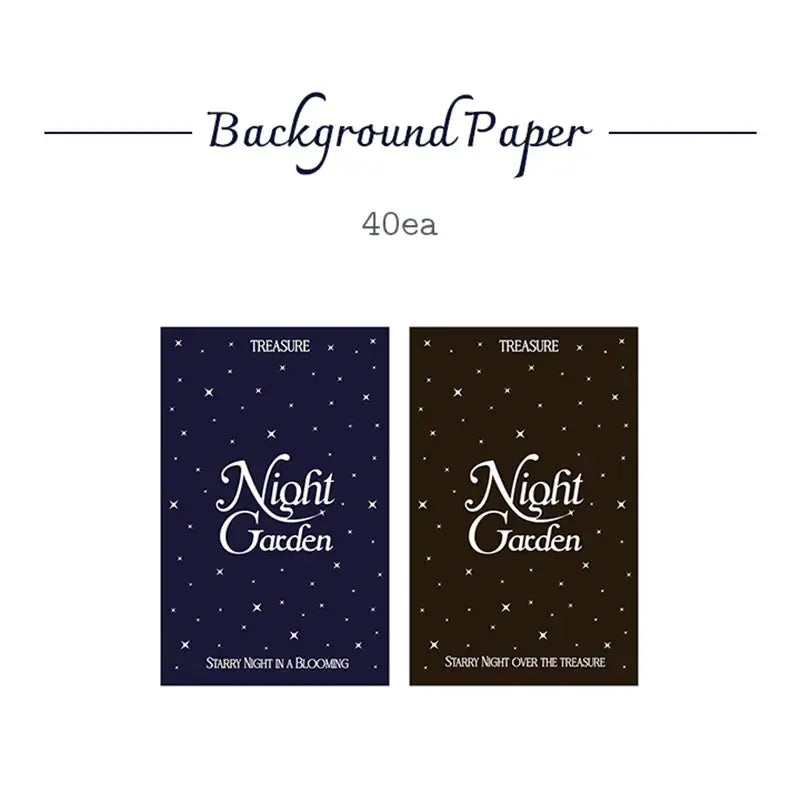 TREASURE - NIGHT GARDEN - Photo Card Collect Book - TREASURE - Collect Books & Albums - Harumio