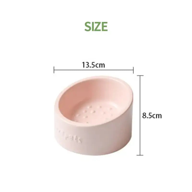 Yog!ssw - Pastel Dot Ceramic Bowl - Jungle Monster - Pet - Harumio