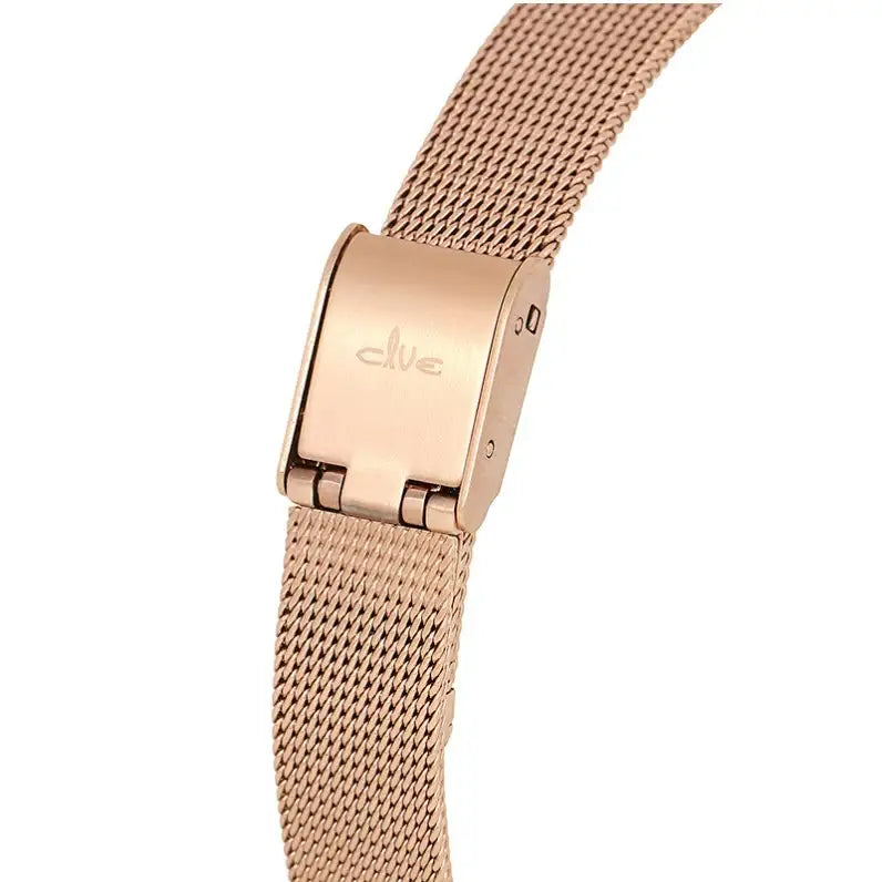 CLUE - Lucky Day Item Rose Gold Mesh Watch - CLUE - Watches - Harumio