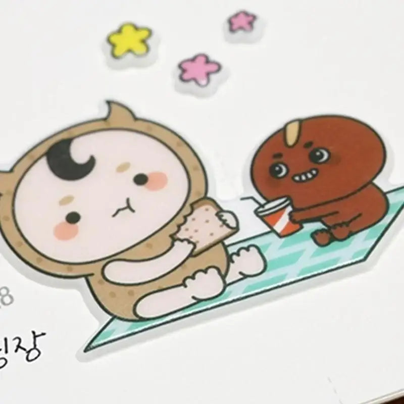 Bogle Family - Embossed Deco Sticker - BONICREW - Stationery - Harumio