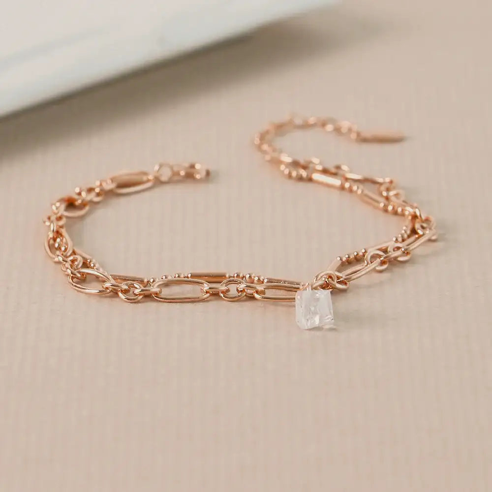 CLUE - Double Rope Layered Integrated Silver Bracelet - CLUE - Jewelry - Harumio