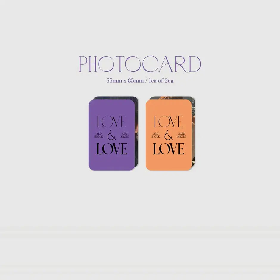 Seo In-guk - Love & Love : Single Album - Seo In-guk - Album - Harumio