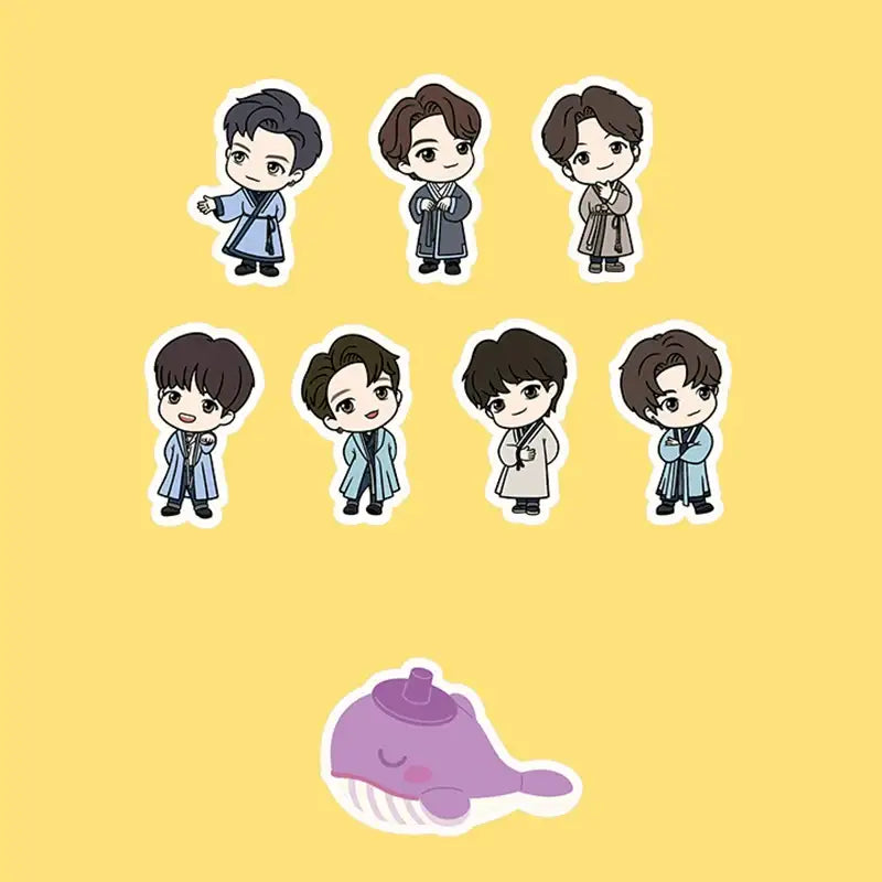 BTS - TinyTAN DALMAJUNG - Sticker Set - BTS - Stickers - Harumio