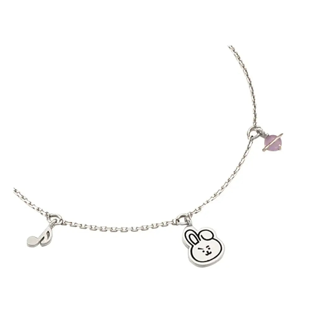 BT21 x OST - Cooky Silver Bracelet - OST - Bracelets - Harumio