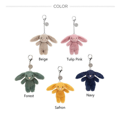 JELLYCAT - Bashful Bunny Bag Charm Keyring