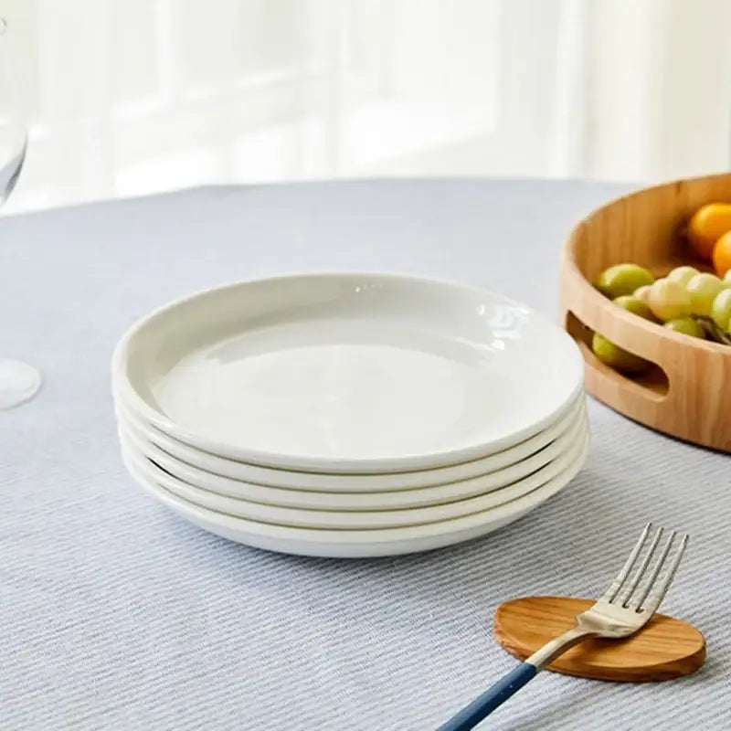 Korean ON - Round Plate 5P Set - Modern House - Plates - Harumio