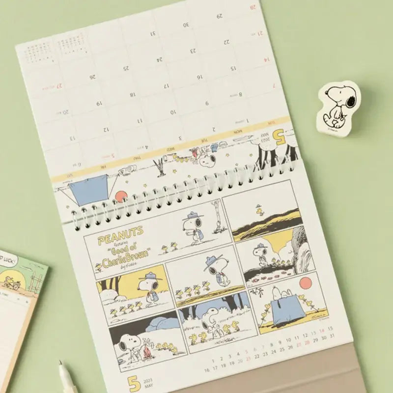 Peanuts - 2023 Snoopy Desk Calendar - 10x10 - 2023 Calendars - Harumio