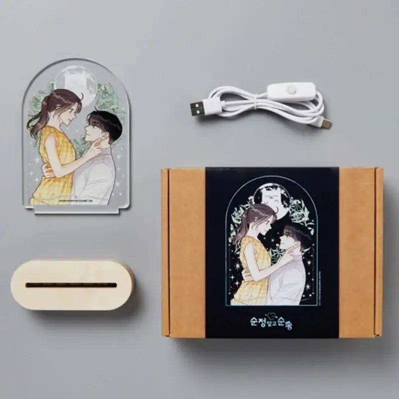 Act Like You Love Me! - Acrylic Romance Mood Light - WEBTOON FRIENDS - Acrylic Mood Light - Harumio