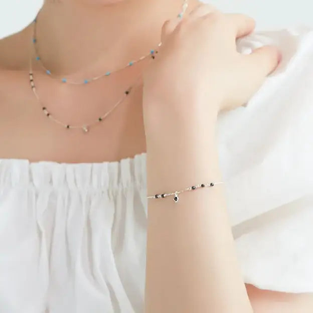 CLUE - Wish Spell Bead Type Black Spinel Bracelet - CLUE - Jewelry - Harumio