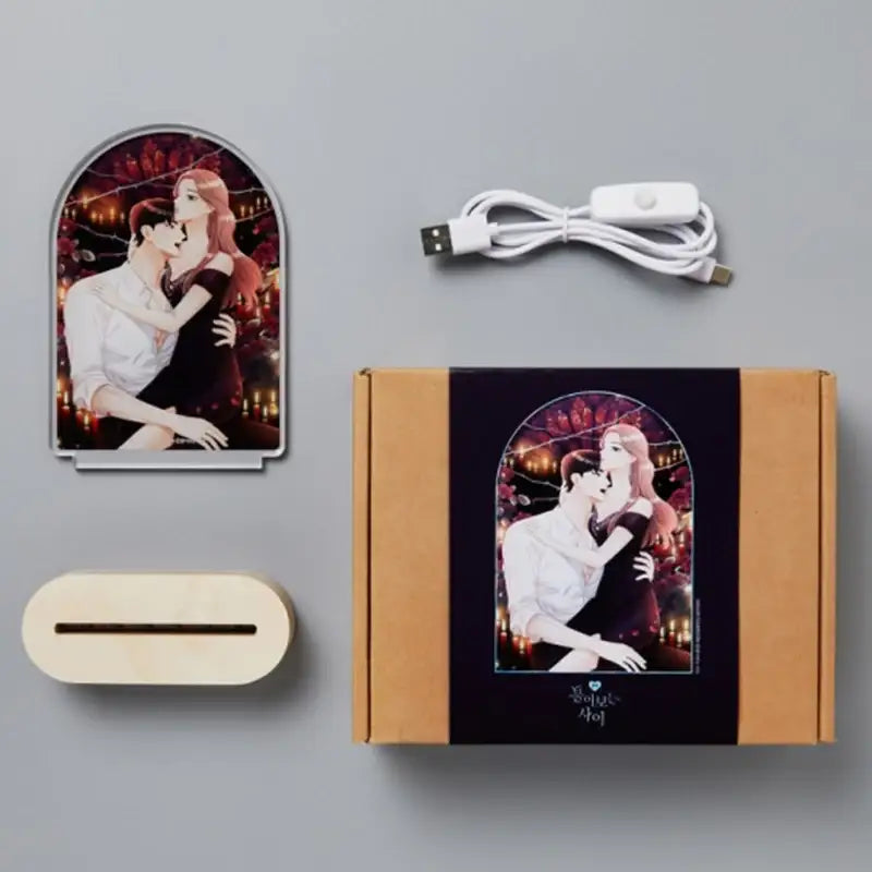 Bitten Contract - Acrylic Romance Mood Light - WEBTOON FRIENDS - Acrylic Mood Light - Harumio