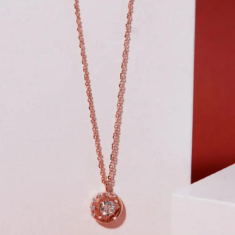 CLUE - New Moon Diamond Necklace - CLUE - Jewelry - Harumio