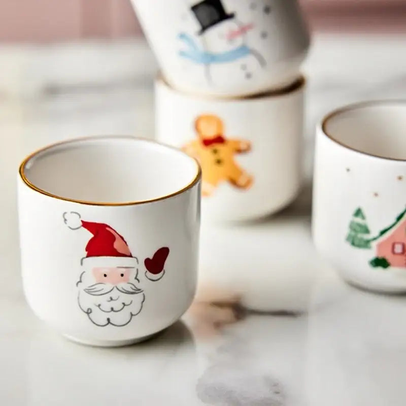 Korean Winter Story - Soju Glass Set - Modern House - Soju Glass - Harumio
