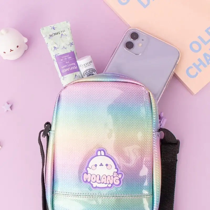 Molang - Hologram Phone Bag - Molang - Bags - Harumio
